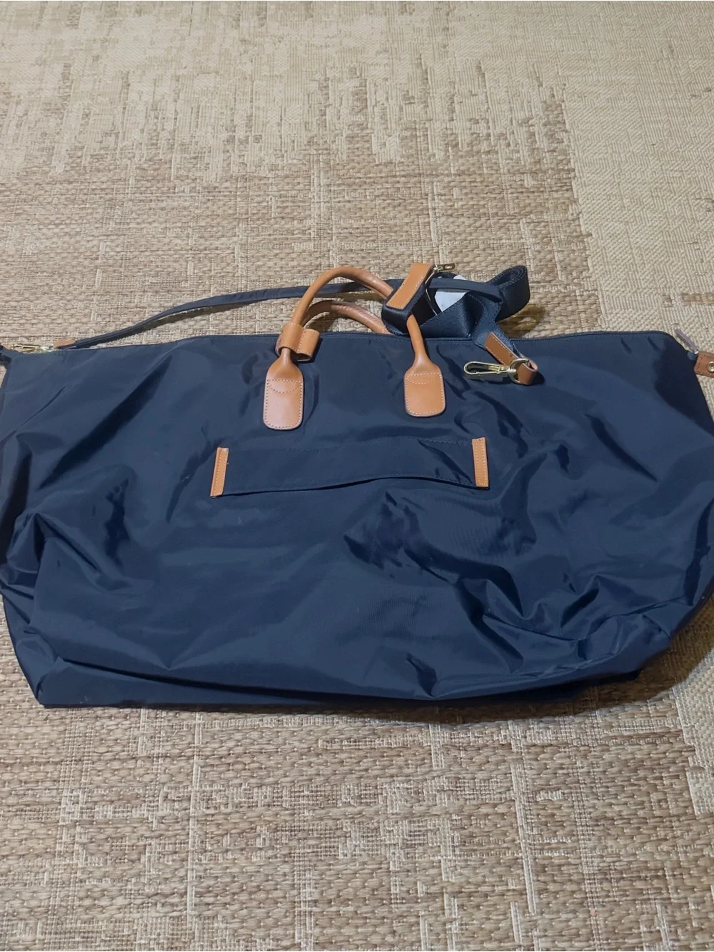 Bric's Milano Luxury Travel Weekender Set + 2 International Adapters